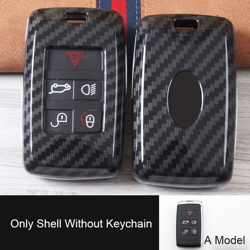 A Model Only Shell Чехол для ключей ABS, корпус, чехол для ключей, набор для Land Rover Range Rover Sport Evoque Freelander2 для Jaguar XF XJ Xjl XE C-X16 - Название цвета: A Model Only Shell