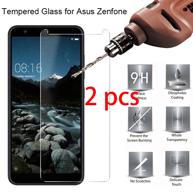 

2PCS 9H Hard Screen Protector Protective Glass for Asus Zenfone ZD553KL ZE550KL ZE601KL Tempered Glass on Asus Zenfone ZE500KL