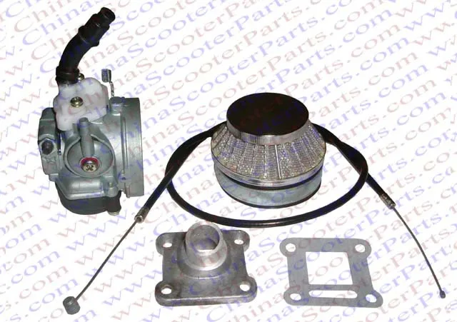 Racing Carb Карбюратор воздушный фильтр Clearner дроссельной заслонки Впускной кабель для 47cc 49cc двигатель Мини Мото ATV Quad