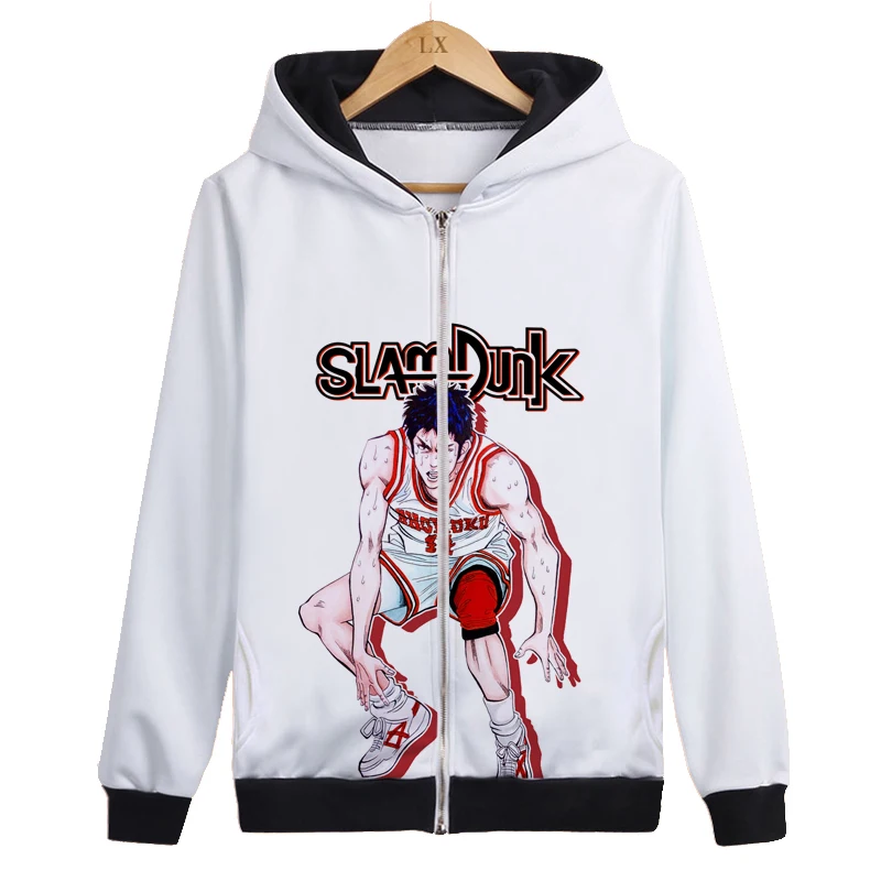 Игра SLAM DUNK аниме Hanamichi Толстовка Sakuragi Мужская Женская толстовка Уличная Повседневная Осенняя Толстовка SLAM DUNK цифровая печать - Цвет: as the picture