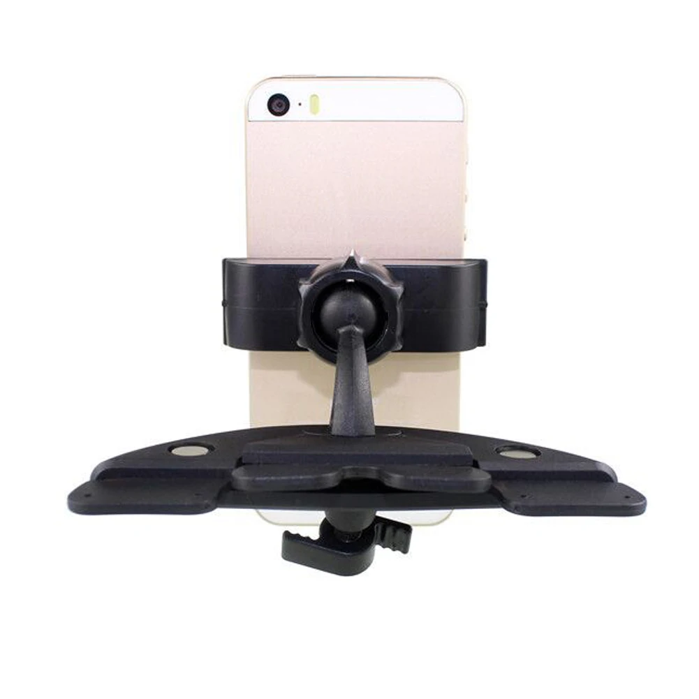 cell phone holder for desk Alloet Universal Car Phone Holder 360 Rotation CD Slot Car Mount Holder Cradle for Samsung Huawei Xiaomi Mobile Phones magnetic phone holder for car