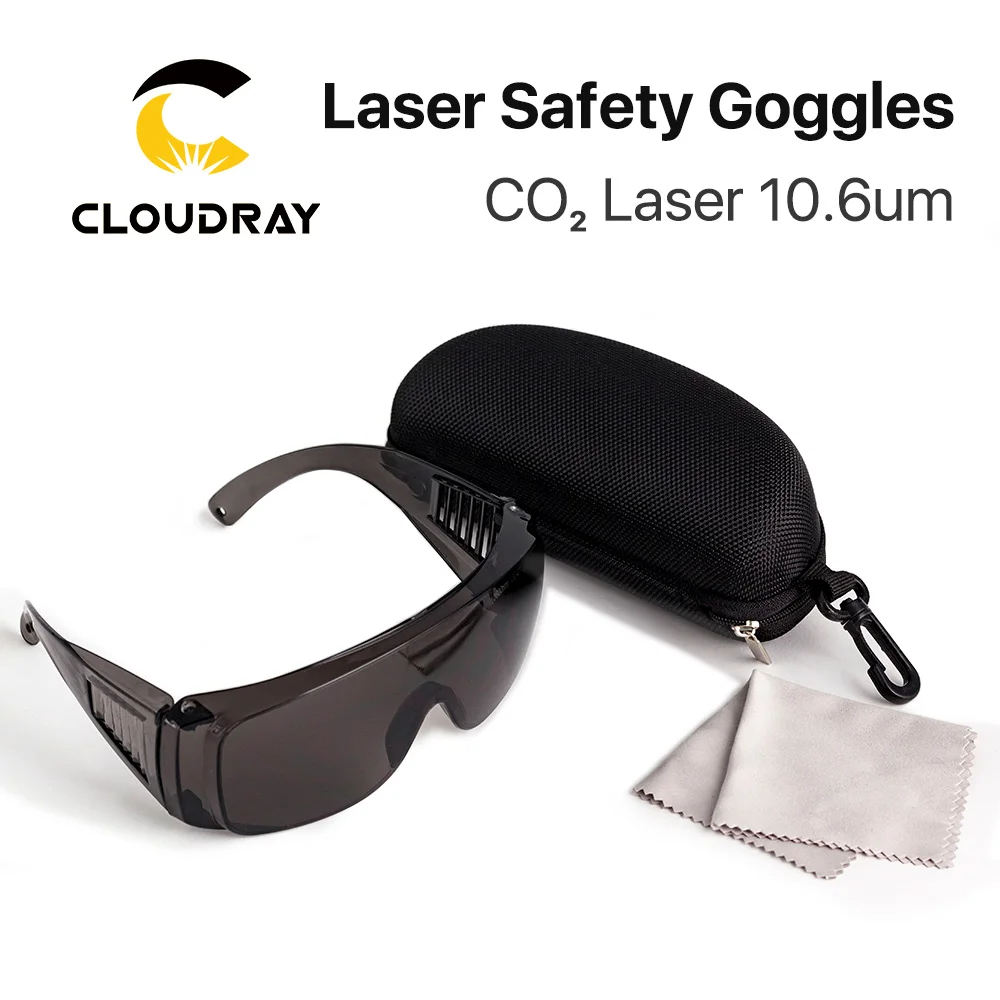 Cloudray 10600Nm Occhiali Di Protezione Laser Stile B Protezione Scudo Od6 + Ce Per Macchina Per Incisione Taglio Laser Co2