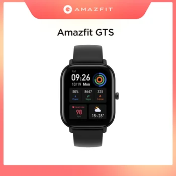 In stock Global Version Amazfit GTS Smart Watch 5ATM Waterproof Swimming Smartwatch 14 Days Battery Music Control for Android 1