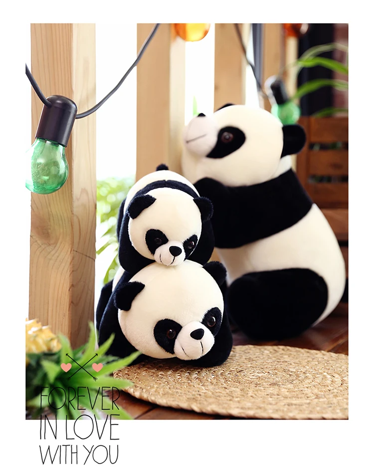 Animais de Pelúcia Decoração para Casa Crianças Bonito Boneca Panda Simulado Realista Engraçado Travesseiro Brinquedo Peluches Gigantes Travesseiros Kk6fzm 22 High Quality Brinquedos e hobbies
