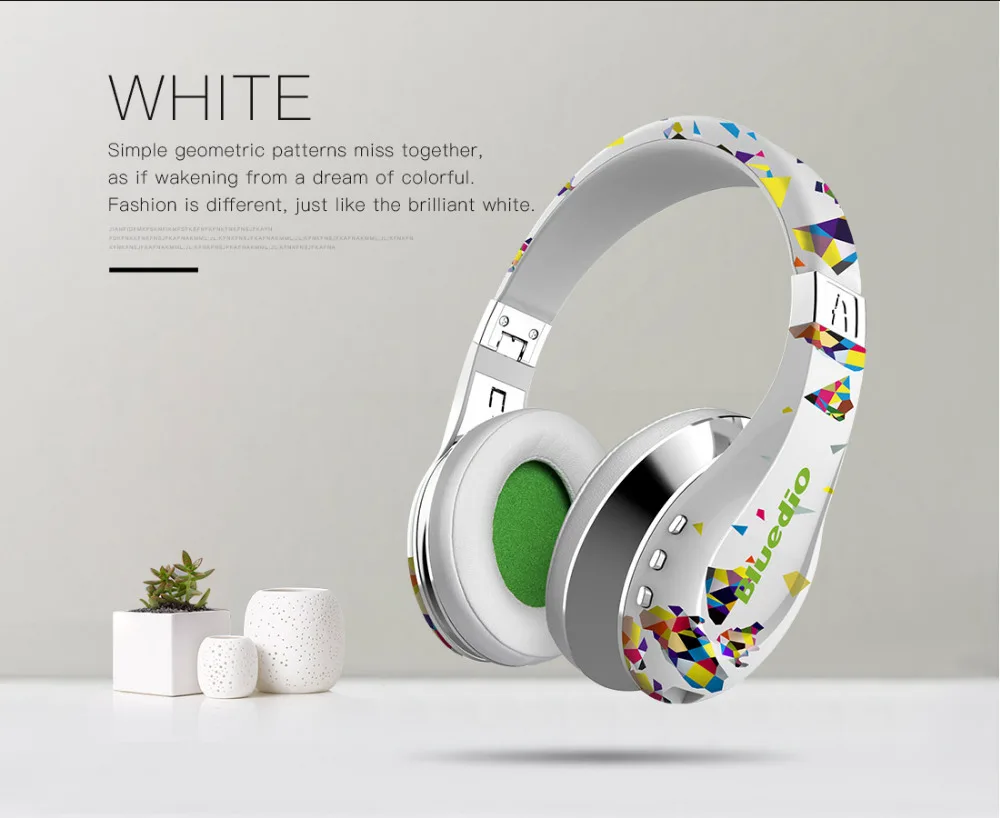 Оригинальные Bluedio A2 Bluetooth наушники/гарнитура Модные Bluetooth стерео беспроводные наушники для телефонов и музыки