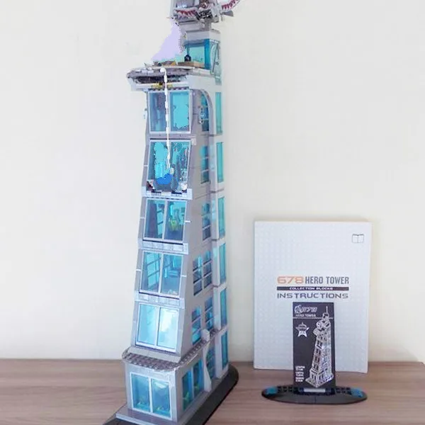 

SH678 Attack on Tower Aegis Bureau Building Block Toys Compatible With 76038 Children Gift