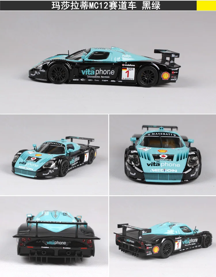 Presentes de Natal Carro Esportivo Racing Collector Edição Metal Diecast Modelo Crianças Brinquedos 1:24 gt 8 1:24 carro esportivo gt racing collector edição