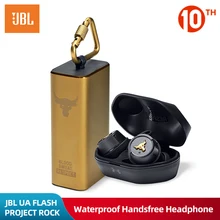 JBL UA FLASH projesi kaya gerçek kablosuz kulaklık Bluetooth spor kulaklık su geçirmez kulaklık Handsfree çağrı için Mic ile şarj kutusu(China)