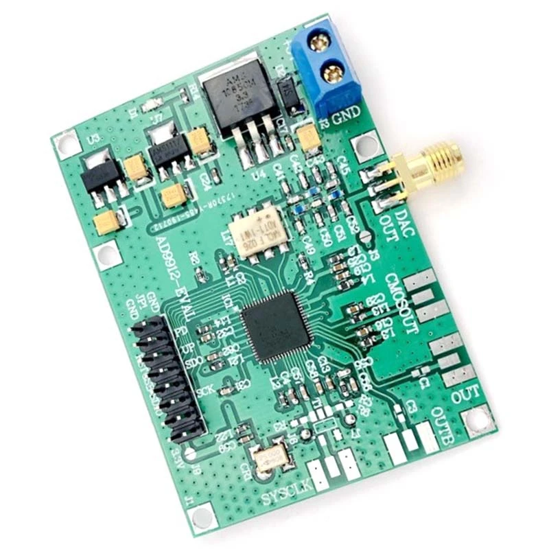 

AD9912 GSPS Frequency 1HZ-400MHZ Sine Wave Output DDS Signal Source Generator Module STC Main Control Board T0843