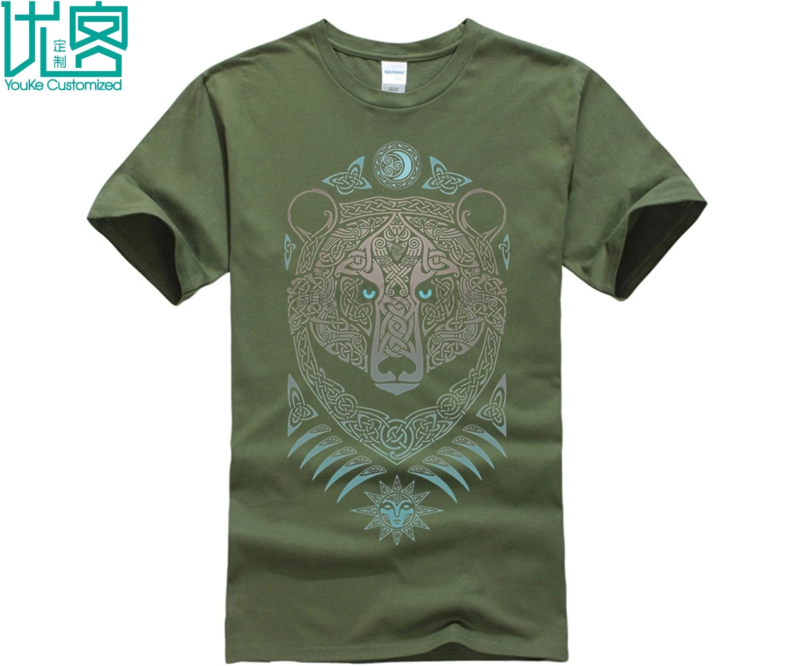 

T Shirts Autumn FOREST LORD Viking Valhalla Son of Odin Adult Round Collar Short Sleeve Shirts New Arrival Design Shirts