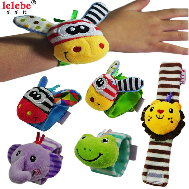 Baby toys 0-3 years old baby watch with complimentary baby products rattle toy wrist band