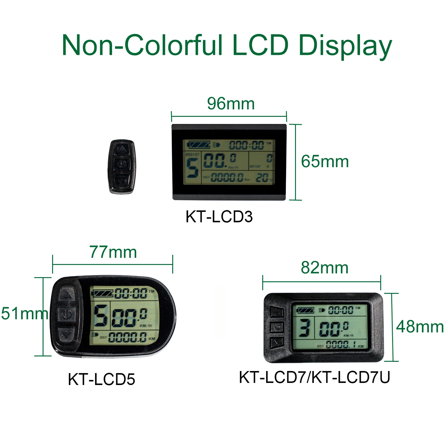 Cheap KT Ebike LCD Display 36V 48V 72V Electric Bicycle Computer Ebike LCD LED Controller Panel LCD5 LCD3 LCD7 LCD8 LED880 LED900S 1