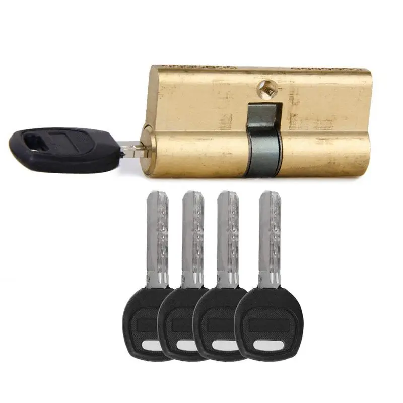 

65 MM 32.5 / 32.5 Barrel Door Lock with 7 Key Brass Cylinder
