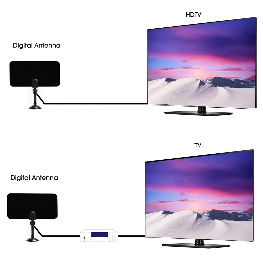 LAN-1030 ТВ Антенна внутренняя цифровая ТВ антенна HD ТВ антенна 470-860 МГц с конвертером общая модель ТВ антенна