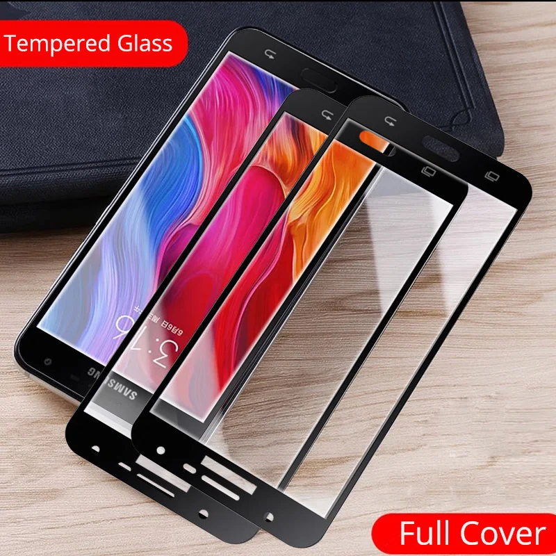 

Protective Film For Samsung Galaxy J2 Prime Full Cover Tempered Glass For Samsung J5 Prime Full Curved Screen Protector J7 Prime