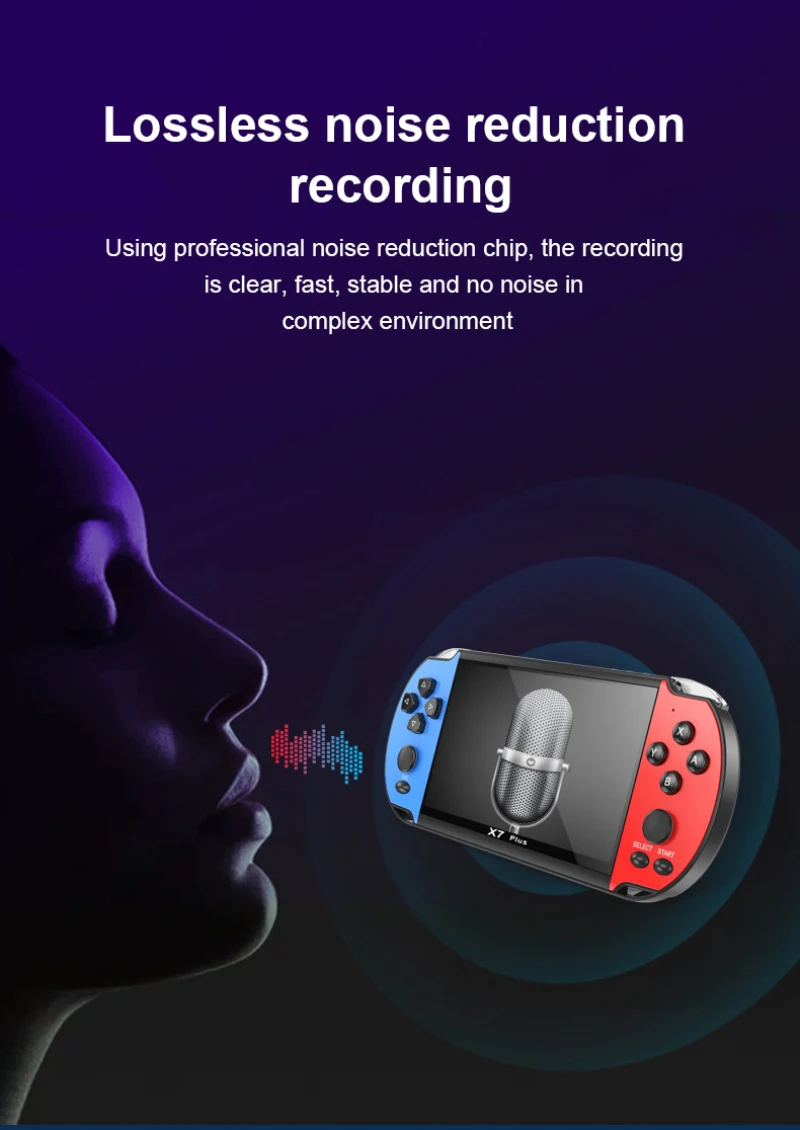 Игровая консоль X7 Plus для видеоигр портативная игровая PSP ретро двойной джойстик