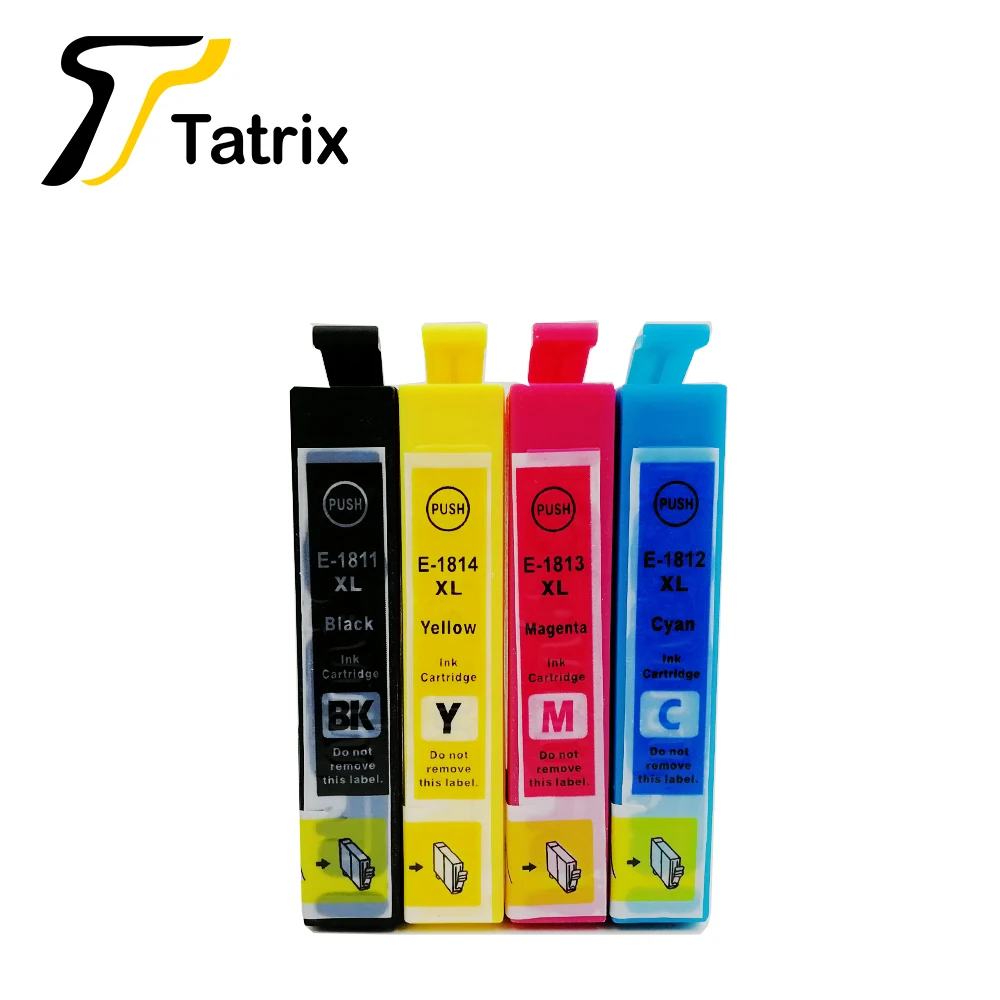 4PK для Epson T1811 T1814 патрон чернил для принтера Epson XP212 XP215 XP225 XP312 XP315 XP412 XP415 XP202 XP205 XP302 XP305 XP402 XP405
