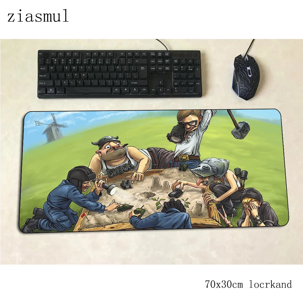 Мир танков коврики 700x300x3 мм Лучший коврик для игровой мыши большими клавишами с