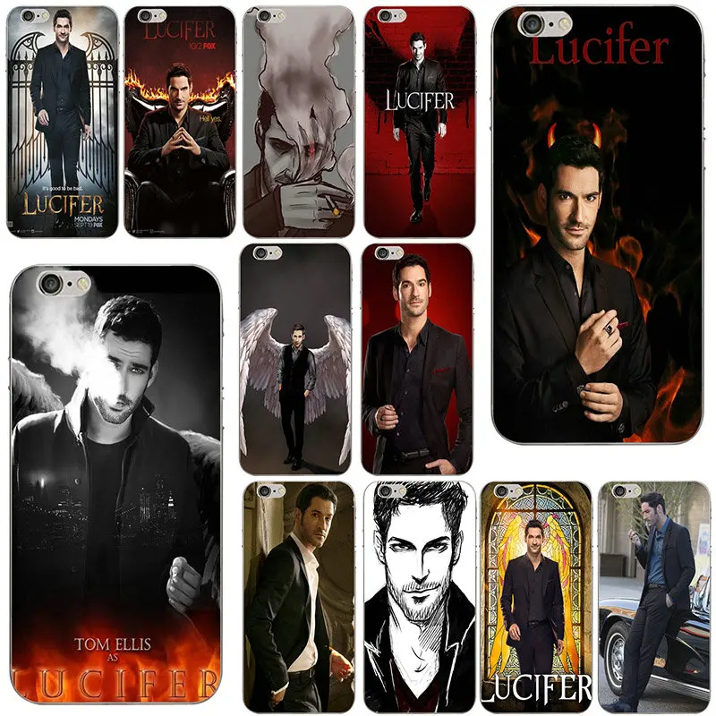 

Soft TPU Silicone Mobile Phone Bags for iphone 4 4S 5 5S SE 5C 6 6S 7 8 Plus X Cases Cover Capa Coque Hot American Tv Lucifer