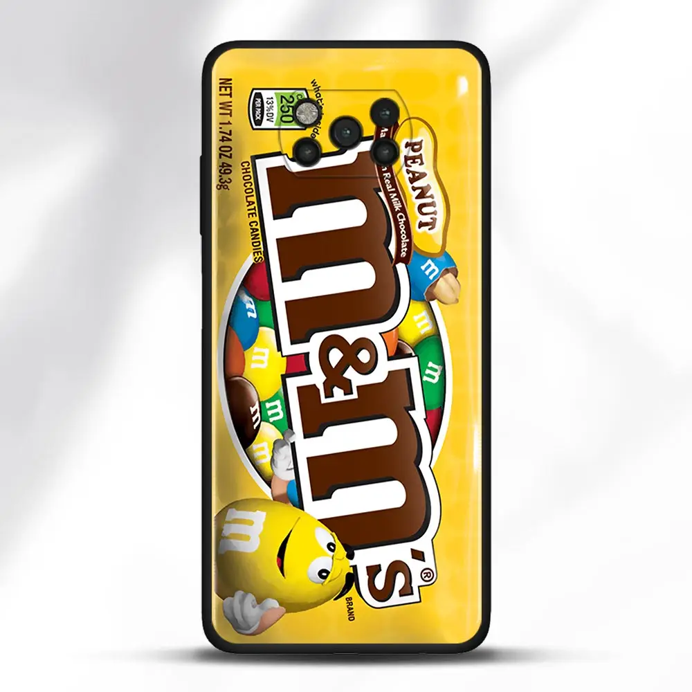 Case For Poco X3 NFC M3 Pro M3 F3 F1 Capa for Mi Note 10 Pro Caso For Xiaomi CC9 Pro A3 A2 M&M's Chocolate Nutella Bottle