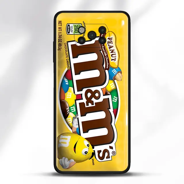 Case For Poco X3 NFC M3 Pro M3 F3 F1 Capa for Mi Note 10 Pro Caso For Xiaomi CC9 Pro A3 A2 M&M's Chocolate Nutella Bottle B04