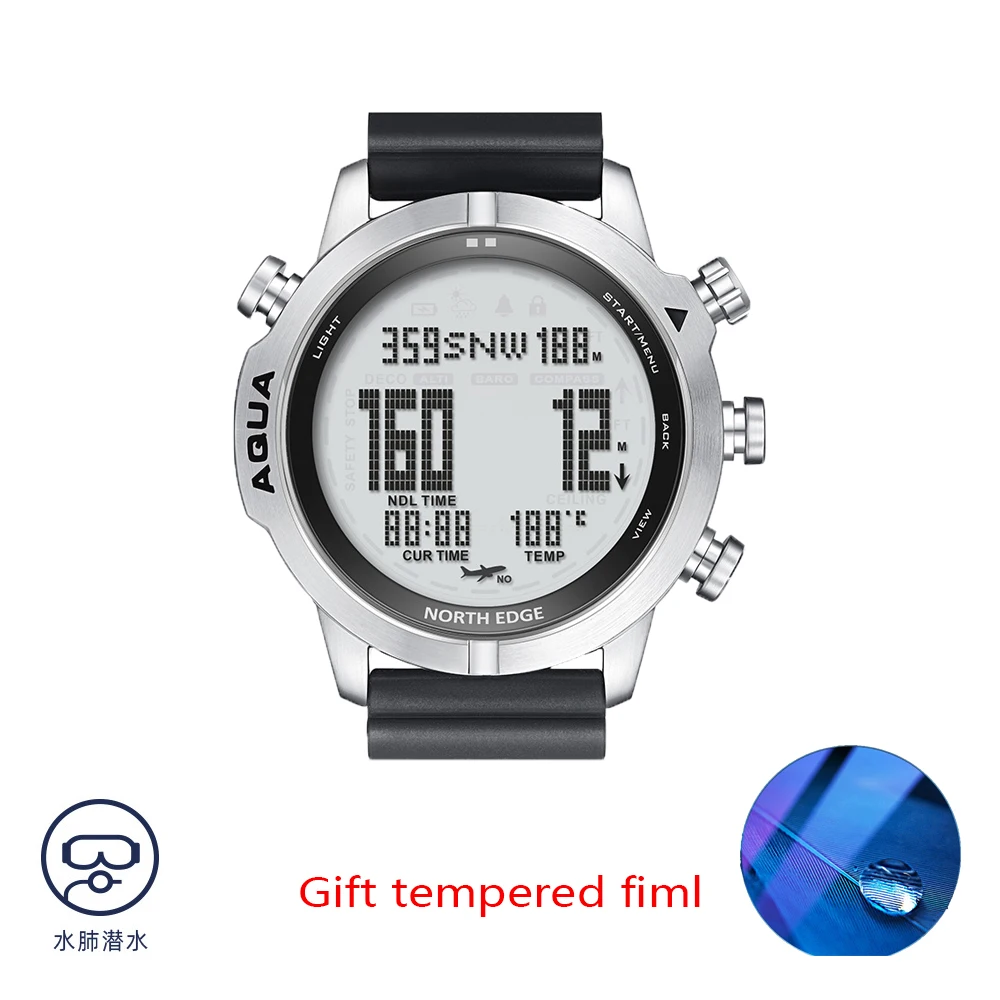 Digital Watch Waterproof Diving Electronic Watch Diving Compass