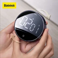 Baseus-Temporizador Digital magnético para cocina, ducha, estudio, cronómetro, contador LED, alarma, recordatorio Manual, cuenta atrás electrónica