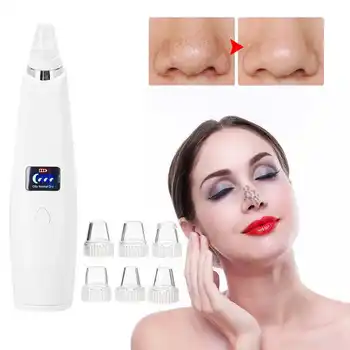 

Laser Hair Removal Machine Electric Blackhead Cleaner USB Charging Pore Suction Deep Cleaning Skin Face Care Accessories