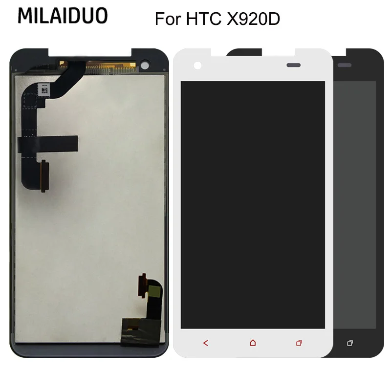 

100% Tested For HTC X920D LCD Display Touch Screen Digitizer Assembly X920d 5.0'' For HTC Butterfly Lcd Screen
