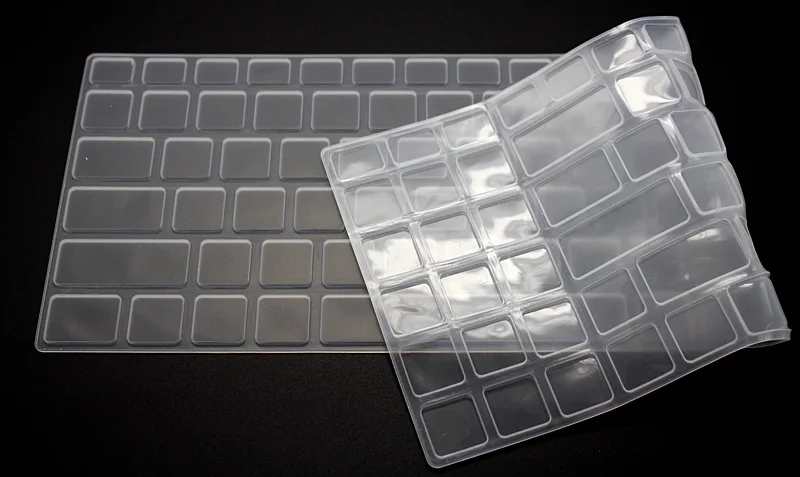 Polegada capa protetora de película protetora de teclado de silicone completo