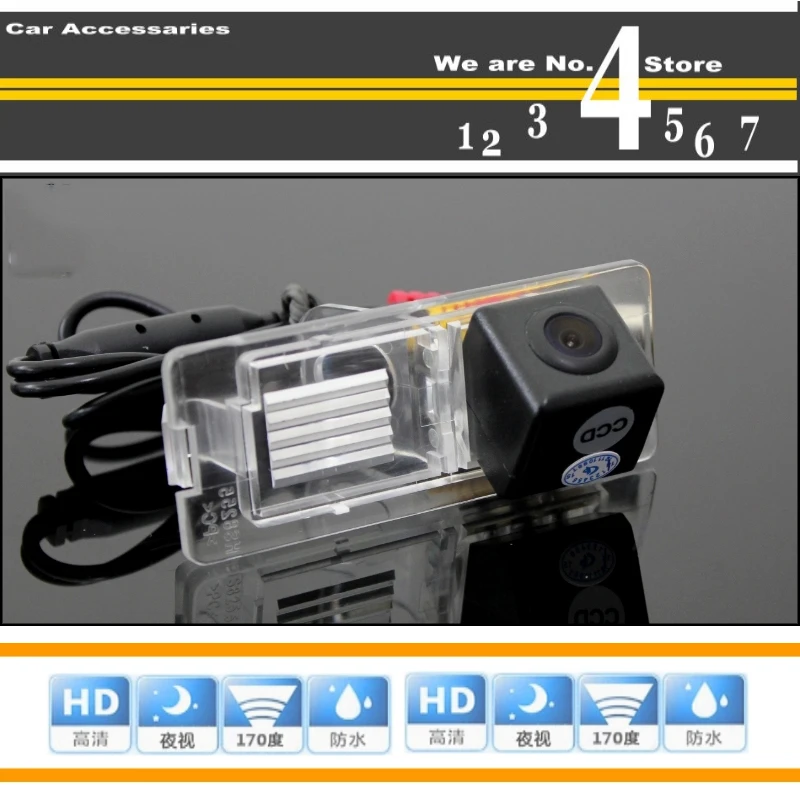 For Renault Clio III  IV 3 4  Lutecia High Quality Rear View Back Up Camera PAL  NTSC Use  CCD + RCA (4)