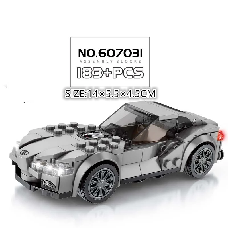 Speed Champions Technic City Assemble autos model Building Blocks supercar city Racing Car Bricks Toys for Children small bricks