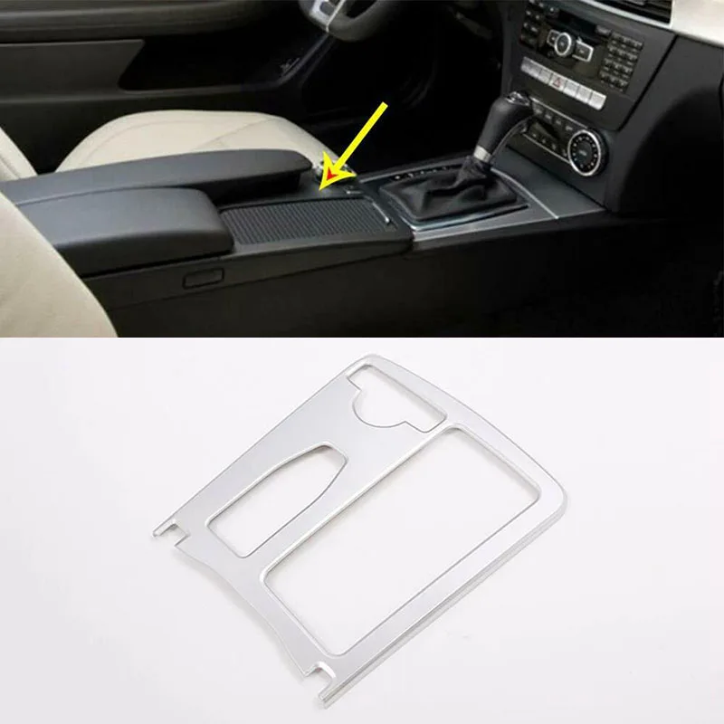 Автомобильная центральная консоль подстаканник рамка Крышка для Benz c-класс W204 2008-13