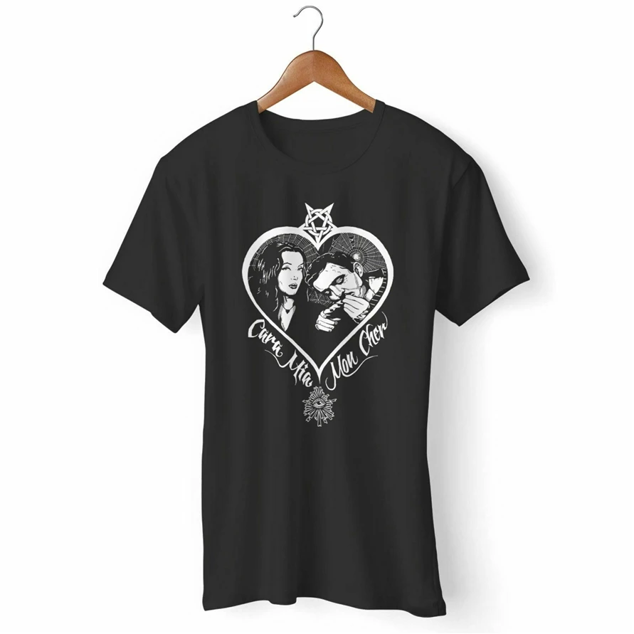 Новая футболка Morticia And Gomez Addams в стиле family Inspired американский размер Em1 унисекс для