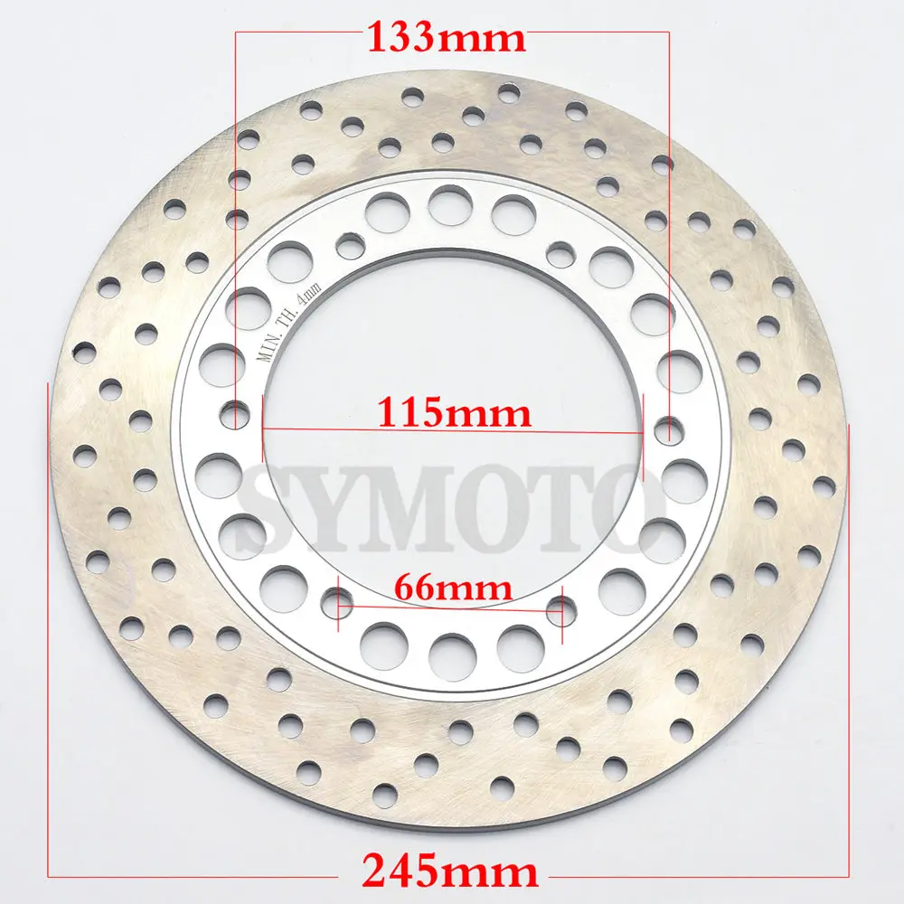 245mm Rear Brake Disc Rotor For Yamaha YZF1000R Thunderace YZF 1000 R 1996-2002 TDM 900 TDM900 2002-2012 TRX850 1996-1999 clutch brake lever set