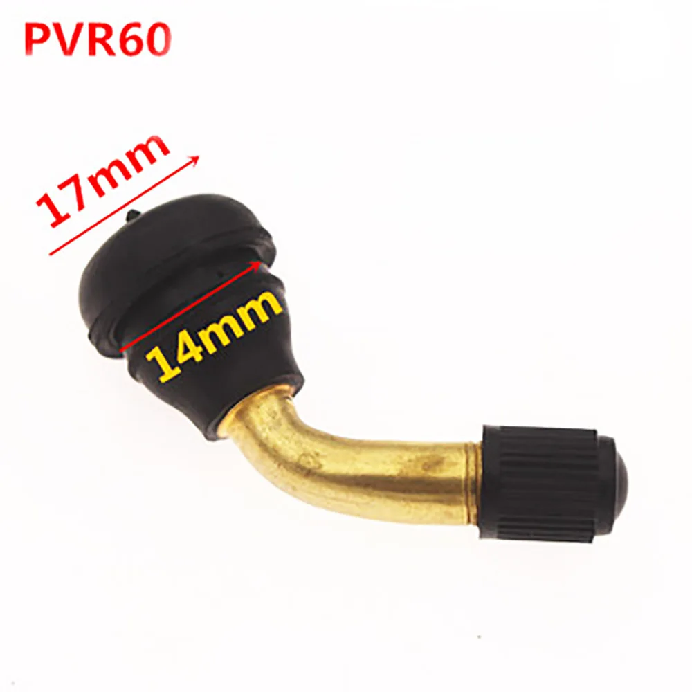 Rubber Angle Valve 4 PCs Zinc wheel nipple tubeless rubber tire angle valve disc nipple pvr40 pvr50 pvr60 pvr70