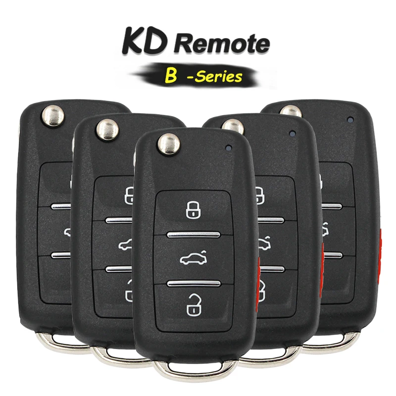 

KEYECU 5x B-Series B08-3+1 Universal Remote 3+1 4 Button Control Key for KD900 KD900+, KEYDIY Remote for B08-3+1
