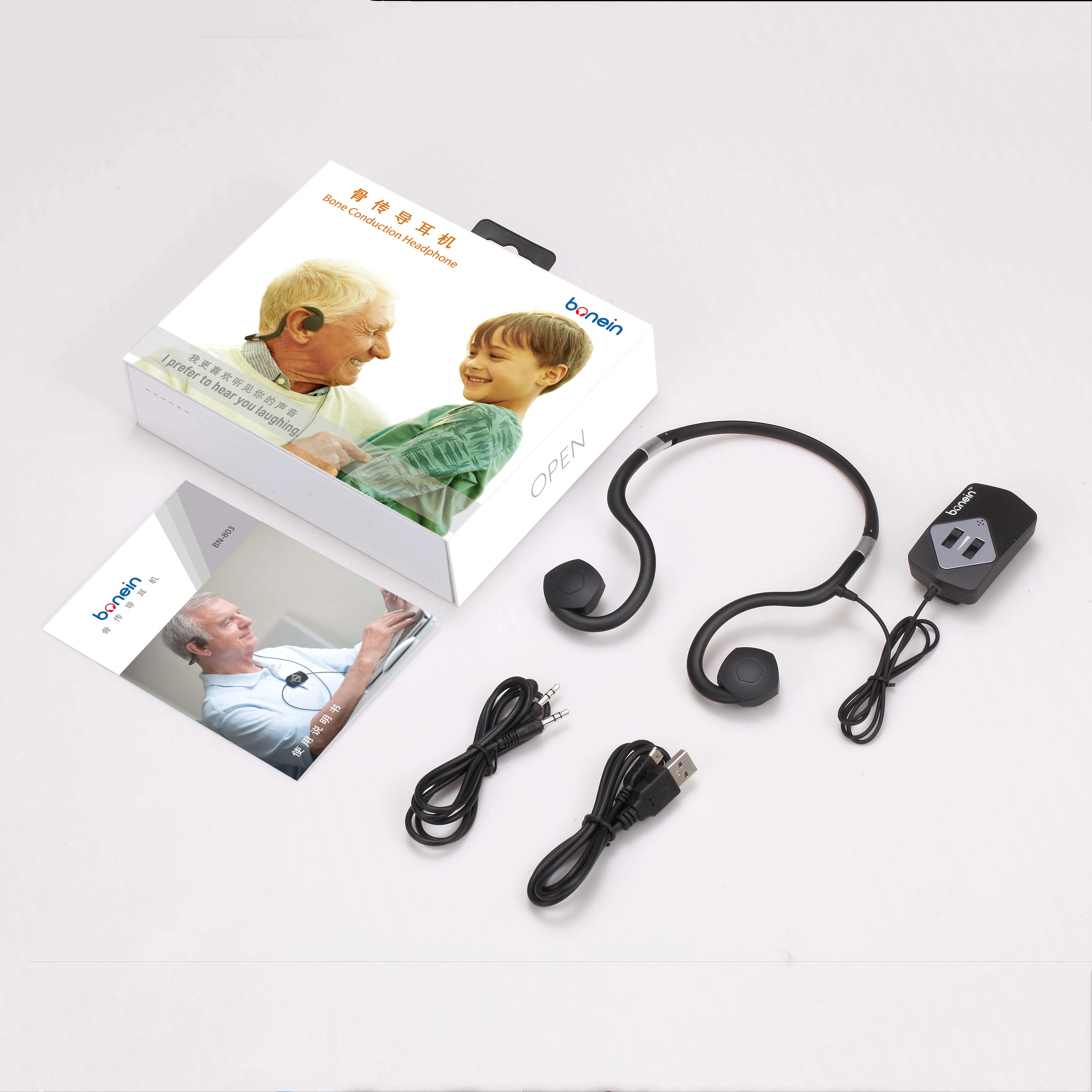 BN803 Hearing Aid headphon Bone Conduction