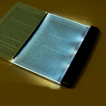 

LED Book Light Reading Night Light Flat Plate Portable Travel Panel LED Desk Lamp Home Bedroom Kids Eye Protector Lamp