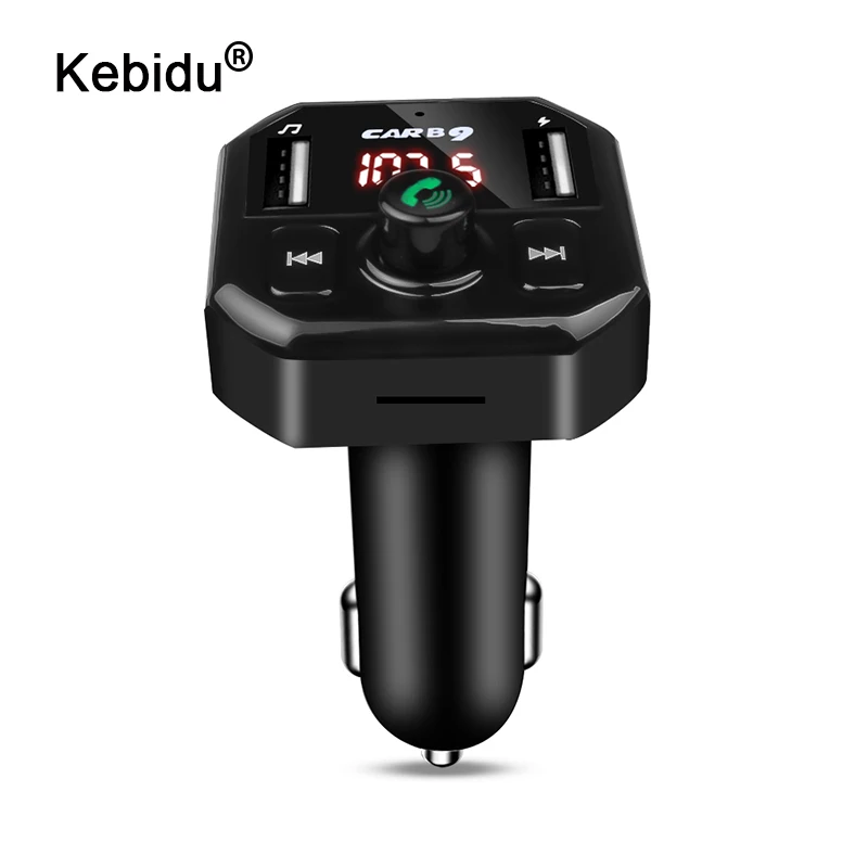 

3.1A Car Kit Handsfree Wireless Bluetooth FM Transmitter LCD MP3 Player USB Charger Car Accessories Handsfree Auto Car Charger