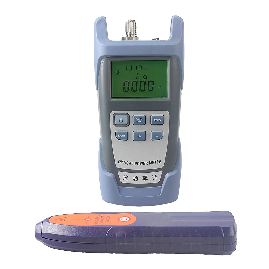 

Optical Fiber Power Meter + 30mW Visual Fault Locator Red Light Pen Tool