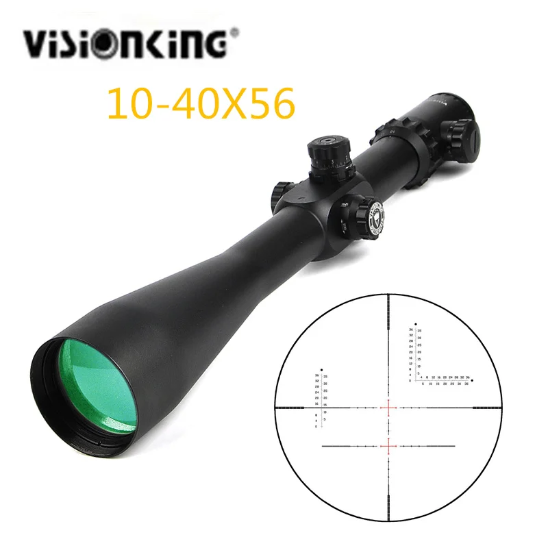 Visionking 10-40x56 боковая фокусировка Прицел Длинный дальномер телескопика освещенный охотничий винтовочный прицел