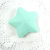 Woel Well 5pcs Silicone Beads BPA Free Star Shape Silicon Teether Beads Baby Chew Teething Necklace DIY toys Pacifier Clips 5
