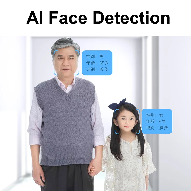  Smart Xiaomi AI Face Recognition 720P IR Night Vision Video Doorbell Set Motion Detection SMS Push 