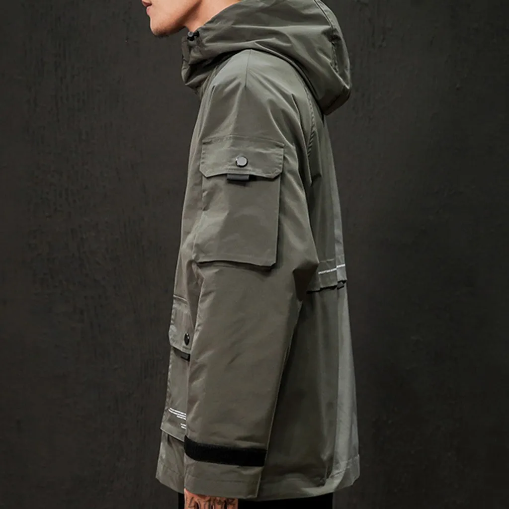 JAYCOSIN, осенняя мужская куртка, Jaqueta Masculino, верхняя одежда с длинным рукавом, на молнии, Мужская военная куртка, мужские пальто размера плюс M-5XL, 19AUG24