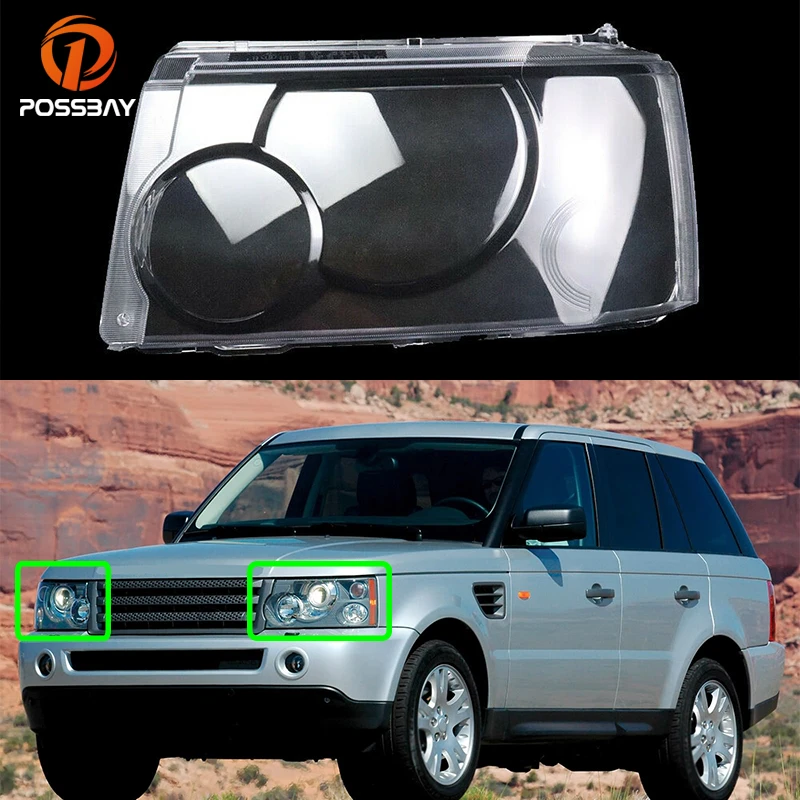 Nauwkeurig Onleesbaar commentaar Auto Koplamp Koplamp Lens Licht Cover Shell Voor Land Rover Range Rover  Sport 2006 2007 2008 2009 Auto Vervangende Onderdelen|Schelp| - AliExpress