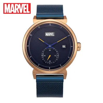 

Original Marvel Top Brand Men Watches Luxury Men Sports Watches male Quartz Wristwatches man's mesh band clock 50M Waterproof