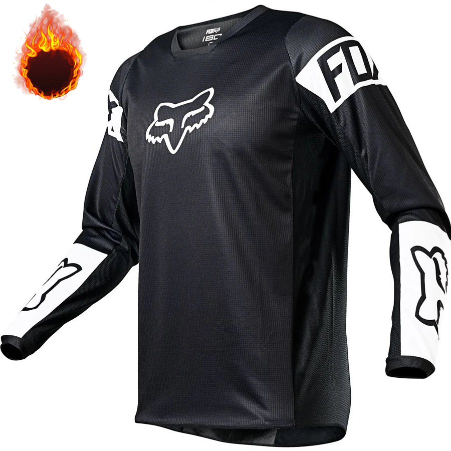Winter FOXFUL Cycling T-shirt Mountain Downhill Bike Long Sleeve Racing Clothes DH MTB Offroad Motocross BMX Jerseys wholesale | Спорт и