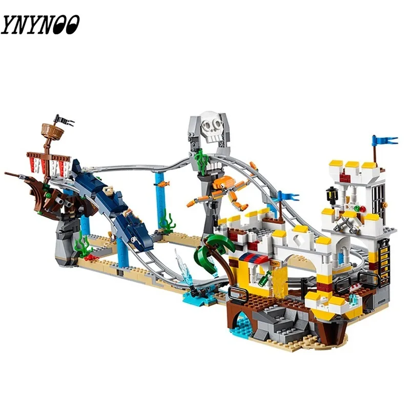 

New Creators Builerds Set Roller Coaster 3 in 1 Compatible Creator 31084 Building Educational Toys Christmas Boy Gifts 24051