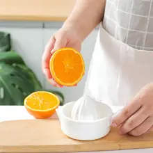 2 шт. Экологичная пластиковая портативная ручная соковыжималка для апельсинов и лимонов ручная соковыжималка для путешествий маленькая фруктовая соковыжималка